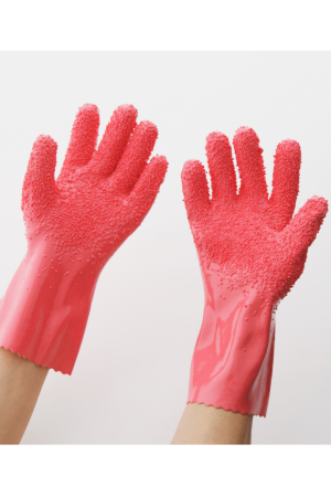 Heavy-Duty Anti-Slip Kitchen Cleaning Gloves